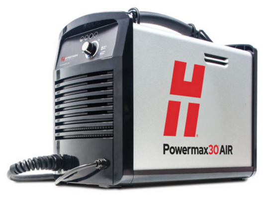 088098 Hypertherm Powermax30 Air plasma cutter, built in compressor, 4.5m torch,110/230 volt input