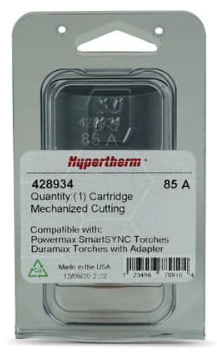 Hypertherm cartridge SmartSync 85 Amp Mechanised cutting 428934