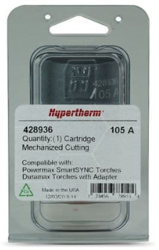 Hypertherm  cartridge SmartSync 105 Amp Mechanised cutting 428936