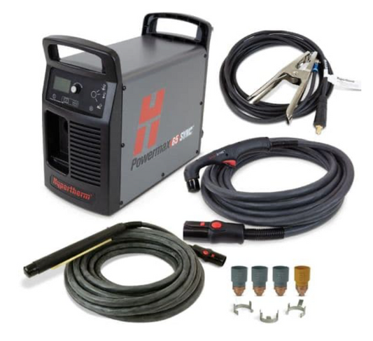 083365 Hypertherm Powermax 65 SYNC 7.6m hand torch with 10.7m machine torch + CPC port, CE