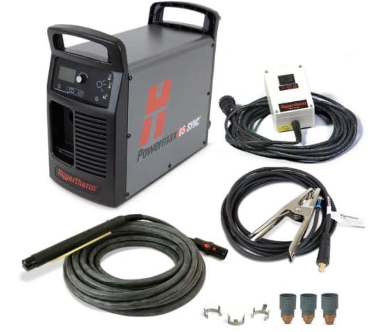 083362 Hypertherm Powermax 65 SYNC plasma cutter with 7.6m machine torch + CPC port, remote on/off