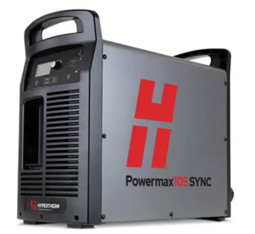 059709 Hypertherm Powermax 105 SYNC plasma cutter, CPC port, 3 phase 22mm pierce