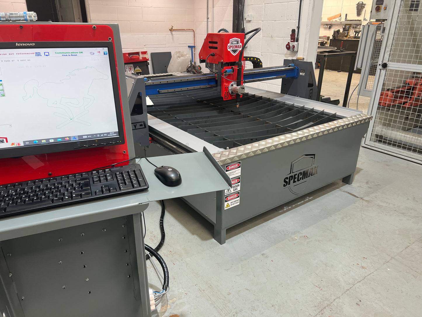 BRAND NEW CNC Plasma Cutting Table1250/2500mm Water Tray Dynamic